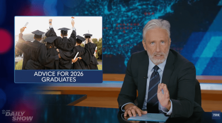 Jon Stewart Offers Grads Crash Course On Getting Hired ‘The Trump Way’