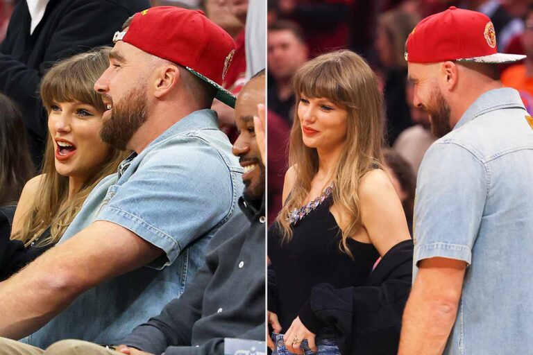 Taylor Swift and Travis Kelce Have Courtside Date Night at Cavaliers Game in Cleveland