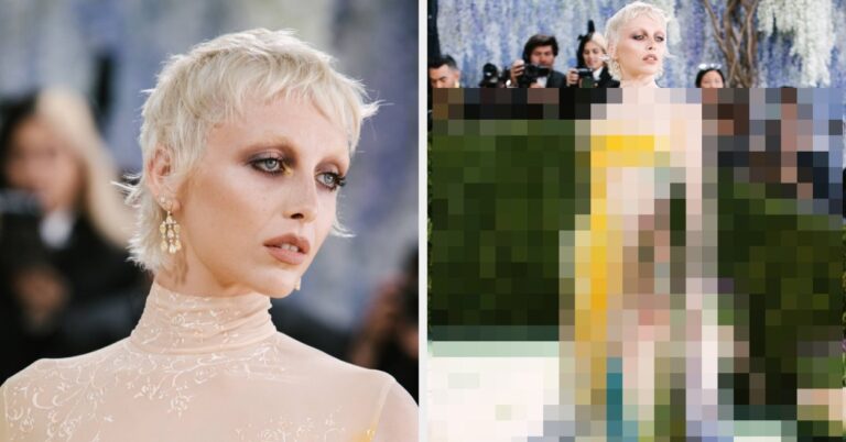 Emma Chamberlain Just Wore A Hand-Painted Dress To The Met Gala, And I Can't Stop Looking At It
