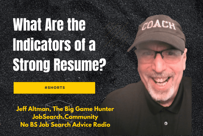 What Are the Indicators of a Strong Resume? #shorts