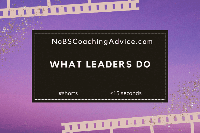 What Leaders Do #shorts
