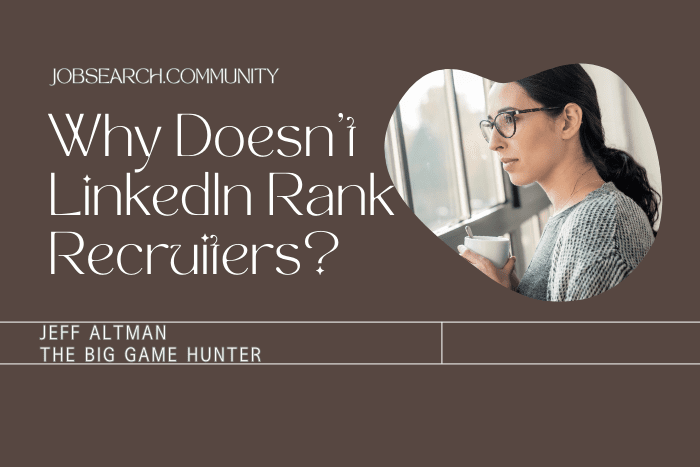 Why Doesn’t LinkedIn Rank Recruiters? #shorts