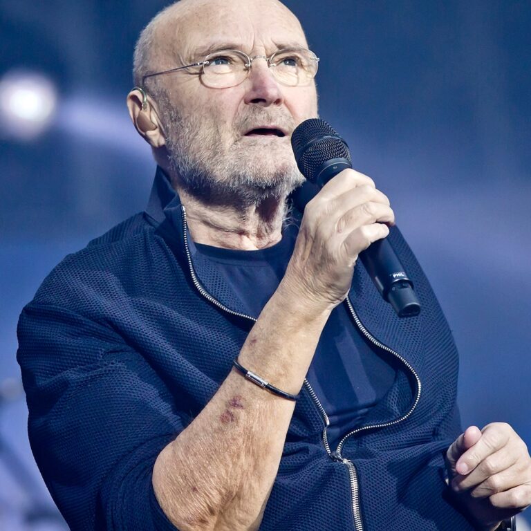 Phil Collins Steps Out With Crutches During Rare Public Appearance