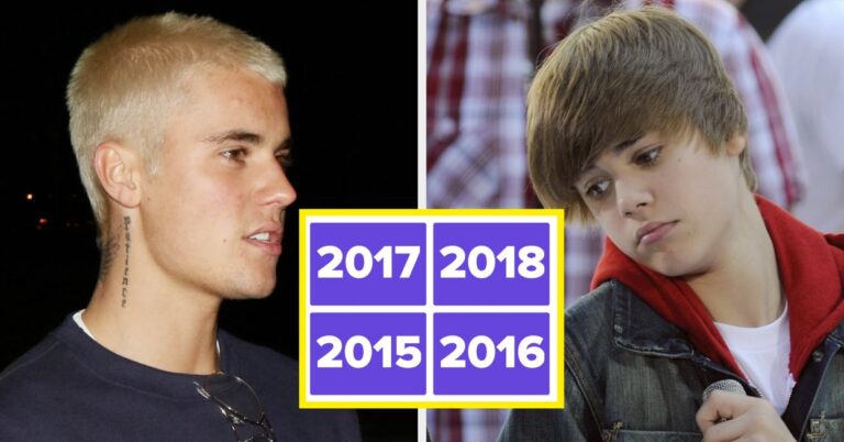 Match Justin Bieber’s Hairstyle To The Year: Quiz