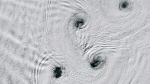 Mesmerizing vortexes swirl near an Antarctic volcano photo of the day for May 12, 2026