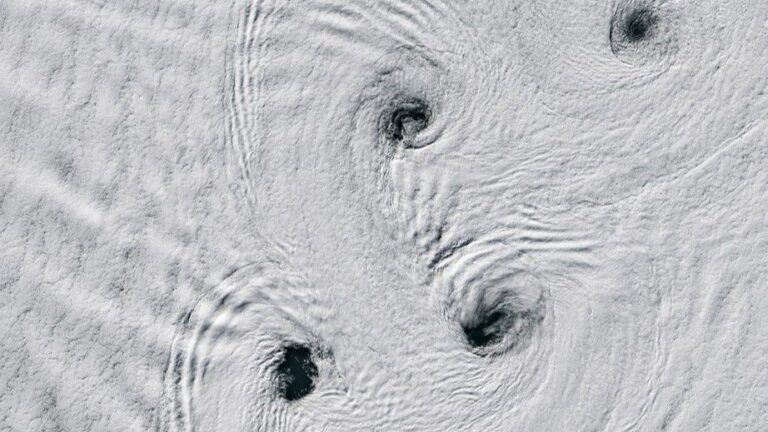 Mesmerizing vortexes swirl near an Antarctic volcano photo of the day for May 12, 2026