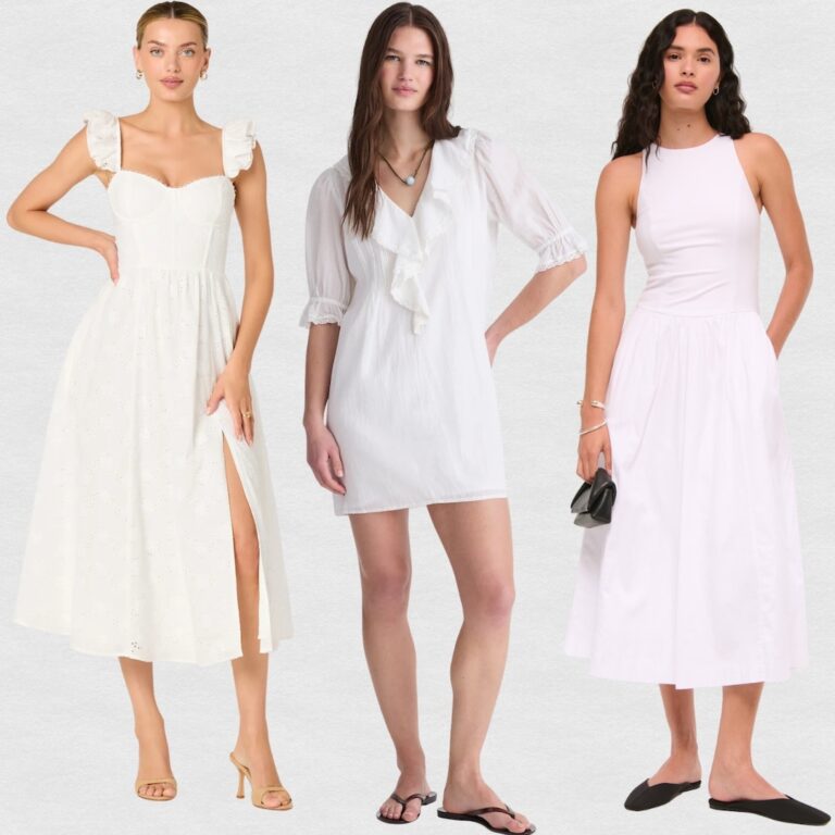 The Best White Dresses on Sale for Summer Amazon, Quince & J.Crew