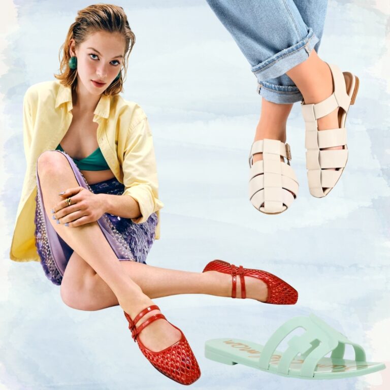 Mesh Flats & Summer Sandals on Sale