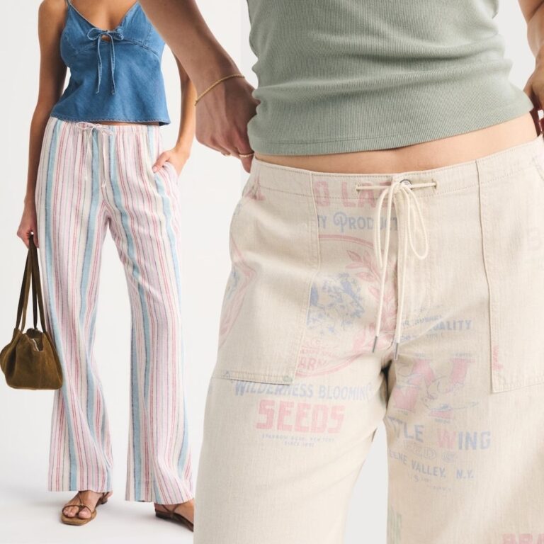 Memorial Day Sale Abercrombie Linen Pants up to 40% Off