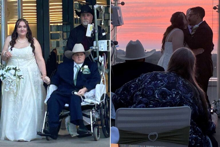 Woman Changed Wedding Date and Got Married on Hospital Rooftop So Her Dad with Advanced Cancer Could Be There