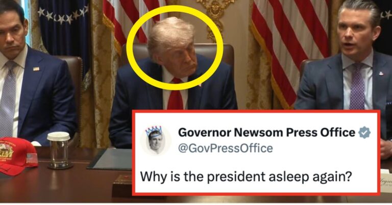 Soooo, Here’s The Weird New Way The White House Is Defending Trump’s Alleged Sleeping Photos