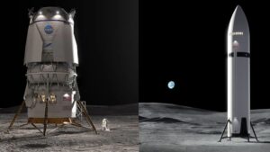 NASA wants to land astronauts on the moon in 2028. Will SpaceX’s Starship or Blue Origin’s Blue Moon lander be ready in time?