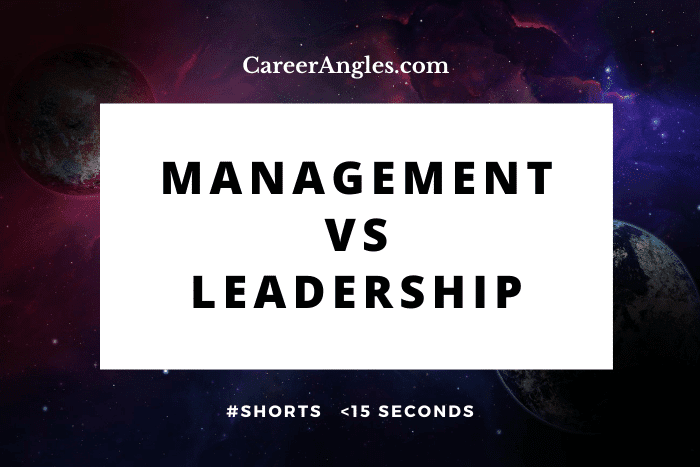 Management vs Leadership #shorts