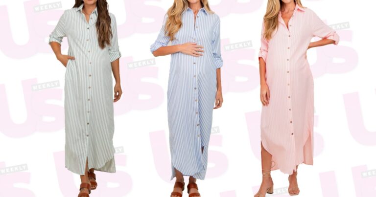 All the Hamptons Rich Moms Are Wearing This Striped Maxi Dress