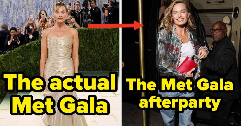 Here’s How Dramatically Different Everyone Dressed At The Met Gala Afterparties Vs. The Actual Met Gala