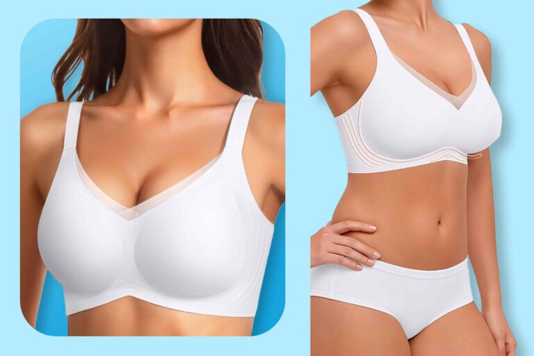 No More Digging Straps — This $20 Wireless Bra Is Comfortable and Supportive Even for 42DD Shoppers