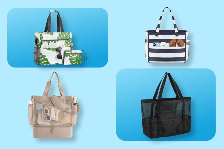 A Shopper Stuffed ‘3 Towels, Water Shoes, and Snorkel Gear’ Into This ‘Easy to Fold’ Beach Bag — and It's Just $10