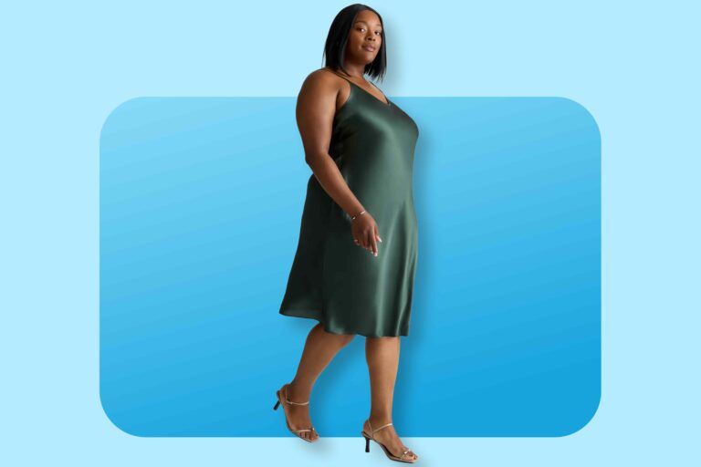This Petite-Friendly Silk Dress Feels Like I'm Wearing a Nightgown, but It’s Elegant Enough for Spring Weddings