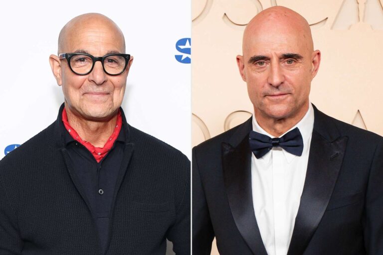Stanley Tucci Says He's Often Mistaken for Mark Strong: 'We Get Complimented on Each Other's Performances'