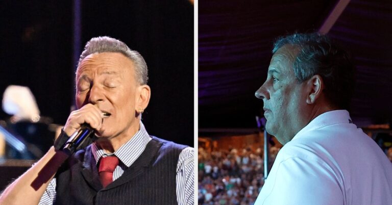 After A Viral Video Of Bruce Springsteen Ignoring Chris Christie, The Boss Responded