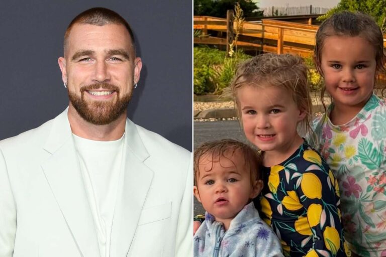 See Travis Kelce's Cutest Uncle Moments to Jason Kelce's 4 Daughters