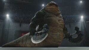 ‘The Mandalorian and Grogu’ is better viewed as a ‘Star Wars’ origin story for Rotta the Hutt