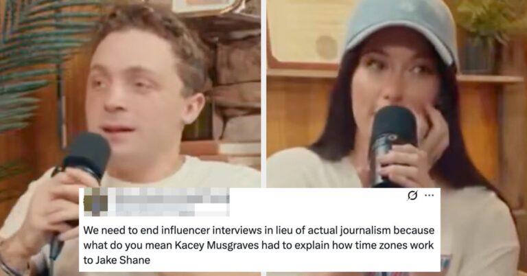 People Are ROASTING Jake Shane For His Kacey Musgraves Interview, And Holy Sh*t This IS Cringe