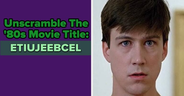 Medium Level 1980s Movies Word Scramble Movie Trivia