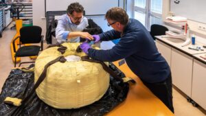 Is it cake? No, it’s a parachute! photo of the day for May 1, 2026
