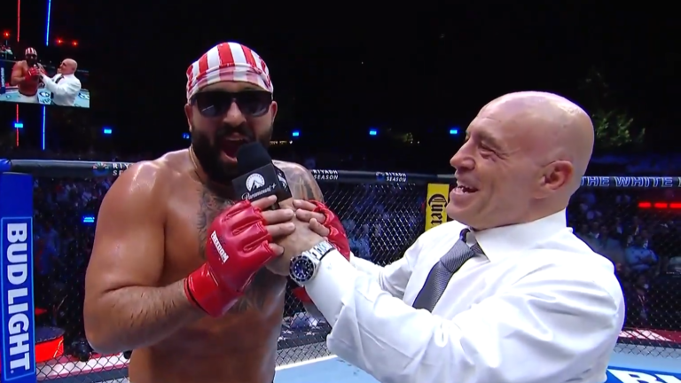 Josh Hokit Says ‘Michelle Obama is a Man’ at Trump’s UFC Fight