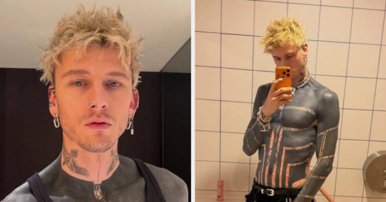 Machine Gun Kelly Detailed The Horrific Side Effects He Experienced While Getting His Giant Blackout Tattoo, And I Have No Words