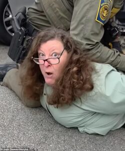 Her undignified arrest at an ICE protest shocked the nation…now she has revealed what she says really happened while demanding a massive PAYOUT