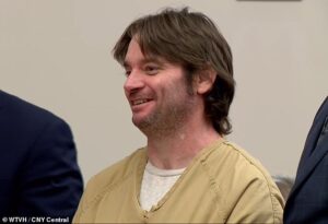 No-nonsense judge gives piece of his mind to father who killed son and girlfriend as he sentences him to life in prison after watching him laugh through trial