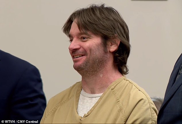 No-nonsense judge gives piece of his mind to father who killed son and girlfriend as he sentences him to life in prison after watching him laugh through trial