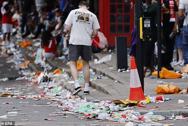 Man stabbed near Emirates Stadium shortly after Arsenal’s Premier League title parade, police confirm – with 16 arrests made during celebrations