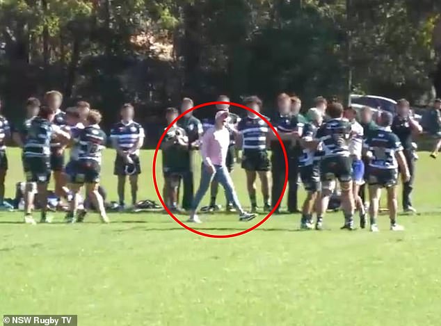 Mum who ran into footy fight to protect her son gets in trouble with his club – but a Wallabies legend says she did the right thing