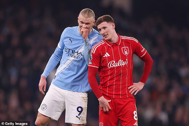 Man City’s opening bid for England star Elliot Anderson REJECTED by Nottingham Forest with Man United target likely to be sold this summer for over £100m