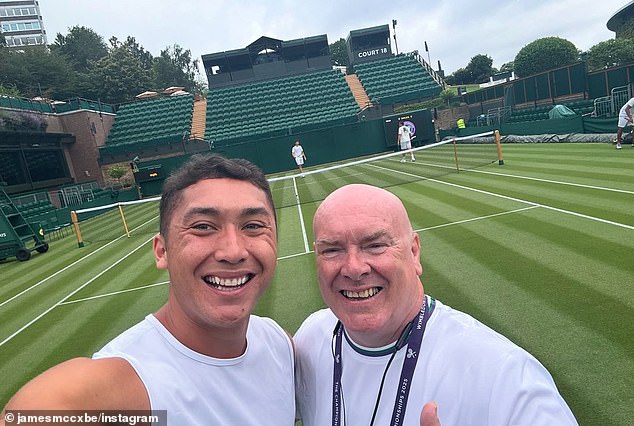 Aussie tennis star James McCabe alleges his dad had to be hospitalised after being assaulted by tournament official