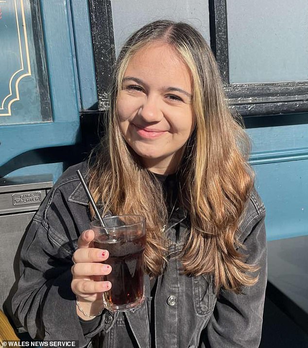 Student, 22, sobs as she denies being ‘groggy’ when she hit and killed dog walker on ‘well-lit’ road hours after flying home from Florida