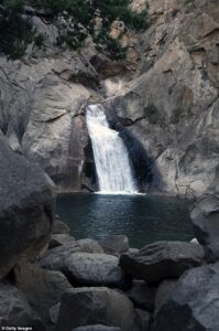 Double tragedy after woman, 29, fell into WATERFALL while taking photo and husband, 30, dove in to try and rescue her