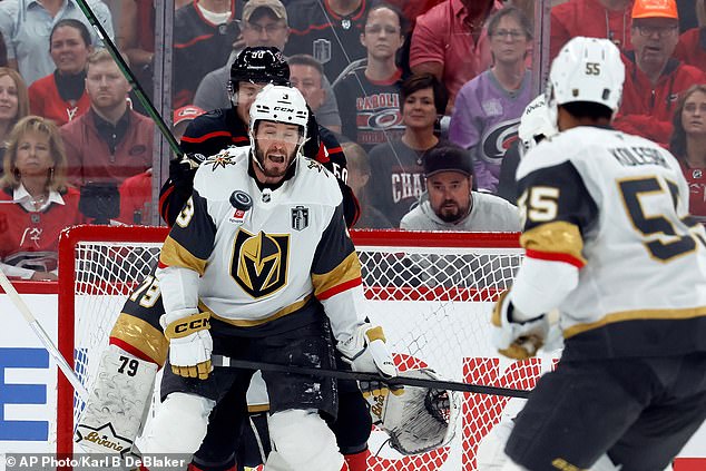 Stanley Cup Finals star hospitalized after taking puck to the face in Canes-Golden Knights Game 2 thriller