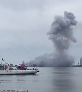 Marine drone explodes in NATO-member Romania port, sparking evacuation