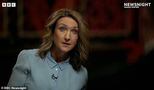 Victoria Derbyshire ‘was reprimanded by BBC after Kirsty Wark raised concerns over treatment of junior staff – but complaints were not upheld’