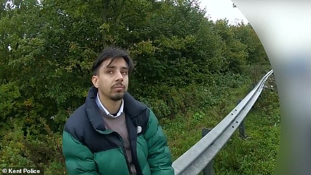 Reckless BMW driver who killed two women on hard shoulder of motorway after hitting 100mph in torrential rain is jailed for 15 years