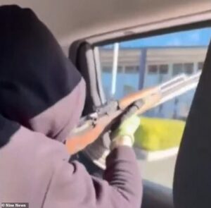 Shocking moment gunman opens fire at a private service for a slain underworld figure Lorenzo Lemalu in broad daylight