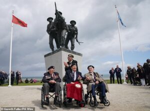 D-Day veterans gather for 82nd anniversary of Normandy landings amid poignant commemorations by French schoolchildren and the grandson of Field Marshal Montgomery