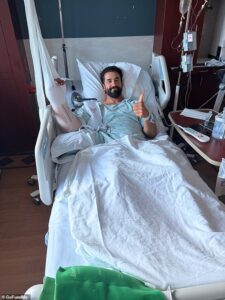 Hiker tells how grizzly bear CHARGED at him, bit his arm and DRAGGED him along trail in horror attack in Glacier National Park