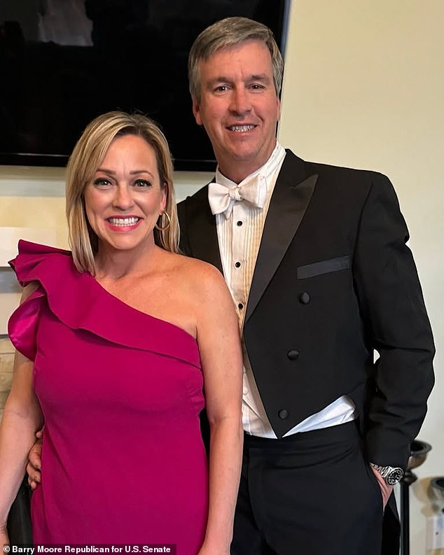 Trump’s pick for bitter Senate battle plunged into ‘stolen valor’ scandal… as his wife is called out for brutal lie