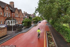 England’s controversial first cycle street was used by only HALF the cyclists each day that the public were led to believe, FOI request shows