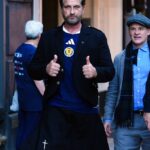 Cheers! Scotland’s Tartan Army drink Boston dry ahead of first World Cup match as celebs Gerard Butler, Martin Compston and Richard Gadd lead pre-match celebrations